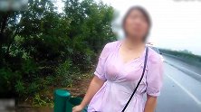 雨中漫步高速路？与老公发生口角 女子雨天被“丢”高速公路