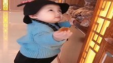 还以为是个女宝宝，当她摘下帽子的瞬间，原谅我没忍住！