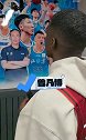 国安外援法比奥看北京男篮海报时被问谁是周琦？