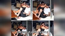 贝克汉姆带全家出海，贝嫂紧贴其身上依偎，女儿小七胖出新高度