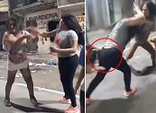 萨尔瓦多：两女子当街打架，流浪狗“助阵”咬掉一人裤子