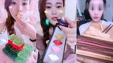 美女直播吃积木糖、性感嘴唇巧克力，超过瘾，是我向往的生活
