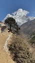 神山阿玛达布拉姆峰，尼泊尔语意为富裕的妈妈，尼泊尔众多神山之一，高度6812米。