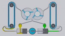 3D动画展示：活塞流体机械结构工作原理，豁然开朗