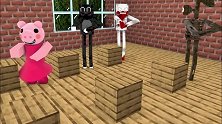 Minecraft动画《幸运娃娃机》，怪物们的游戏！