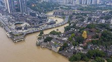 重庆多处景点被淹 已启动史上首次防汛Ⅰ级应急响应