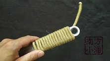绳结之手柄结的系法，用在工具各式各样的手柄上，不打滑不磨手