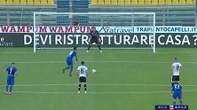 第19分钟佛罗伦萨球员普尔加点球进球 帕尔马0-1佛罗伦萨