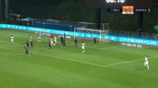 塞尔纳斯角球罚入禁区 张源头球攻门顶偏