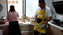 一把南瓜尖一把红薯粉条，几分钟做成两道菜，简单营养，好吃下饭