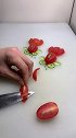 用圣女果做小金鱼造型，招待朋友也太有面子了！
