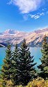 山青青，水碧碧，高山流水云依依