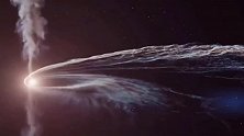 在黑洞吸入恒星时，其周围会形成吸积气盘！