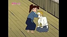 蜡笔小新：小新带了个外国人来练剑道，师傅快要被气死了