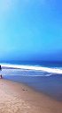 卷帘天自高，海水摇空绿摄于卡米尔城市海滩·加州