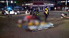 中国台湾：男子闯红灯被撞身亡 出租车司机看到时已来不及