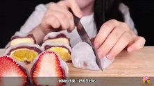 五彩缤纷的果冻和糯米糕，看着就很解压，咀嚼声柔软好吃到忘我