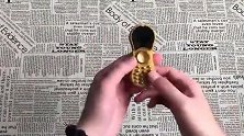100买的“99K镀金”陀螺手机，手机旋转那一刻：我服了！