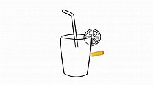 怎样画1杯夏日冰饮？你喜欢吗？