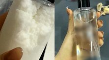 东北女子网购卸妆水被冻成一罐雪：以为是商家恶搞，半天才化开