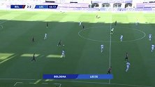 第66分钟莱切球员法尔科进球 博洛尼亚2-2莱切