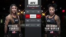 UFC on ESPN第11期副赛：托雷斯VS范-布伦