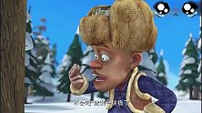 熊出没：光头强快要冻死了，指望不上肥波，什么时候都还得靠自己