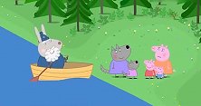 小猪佩奇：佩奇一家去河对岸野餐，结果船坐不下了