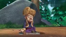 熊出没：光头强一宿没睡，树林里到处挖，在找宝贝