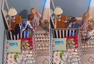 两幼童教2岁弟弟午睡时爬出婴儿床 监控拍下可爱全程