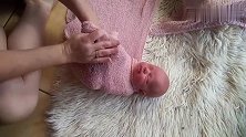 如何把小baby包成个小茧蛹拍艺术照，这手法可以学一学了
