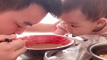 宝宝爸爸，我不吃面，可以给我喝点汤吗