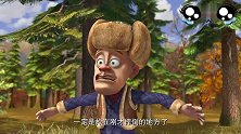 熊出没：熊大熊二盛情款待，光头强一肚子坏心眼，就知道砍树