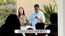 王传君夫妇上海被偶遇，40岁齐溪素颜白到发光，夫妻俩同款松弛感