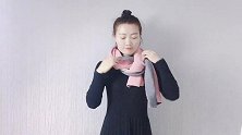1条围巾2种戴法，第二种让人着迷，带身上尽显女人优雅气质！
