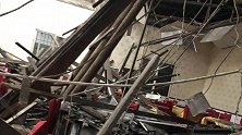 四川一农家乐屋顶垮塌致26伤 事发时里面在办80岁寿宴