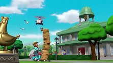 汪汪队：猫咪们真会添乱，救被困在塔上的伙伴，不料都下不来了！