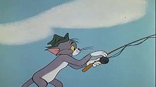 猫和老鼠：汤姆钓老鼠，把线扔到另一艘船上，成功钓到老鼠！