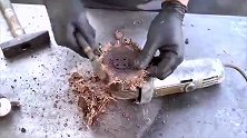 牛人翻新一把手磨机，转手一卖又能赚不少！今天算是没白忙活