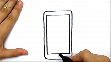 宝宝绘画：一笔一笔教你画智能手机，快让孩子学起来