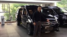 20新款奔驰V260L商务车，都说有排面的尊贵高顶版房车