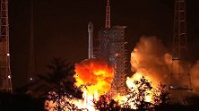 中国成功发射第49颗北斗导航卫星 火箭直冲云霄响彻夜空