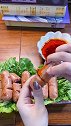 下课啦！下课啦！烤肠 在家煎一下，肉香扑鼻，好吃到停不下来！hi吃美食 美食 零食