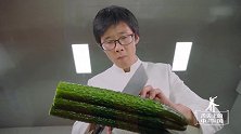 刀工之王切“蓑衣黄瓜”，一次能连切6根，比机器厉害多了