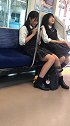 日本地铁里的姑娘！这不就是心动的感觉吗！和国内妹子真不一样