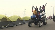 替代摩托车神技！国庆日临近，印度农民酝酿百公里“拖拉机游行”