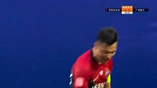 深足定位球传中郜林头槌一蹭 李松益解围不慎乌龙