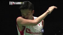 林丹飞身鱼跃难救主 拼尽全力仍惨败桃田贤斗