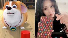 美女直播吃彩色小糖豆，各种口味任意选，童年向往的生活