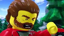乐高城市：坏蛋同伙扔下蜂窝，黑熊撞开了牢笼，坏蛋成功逃脱